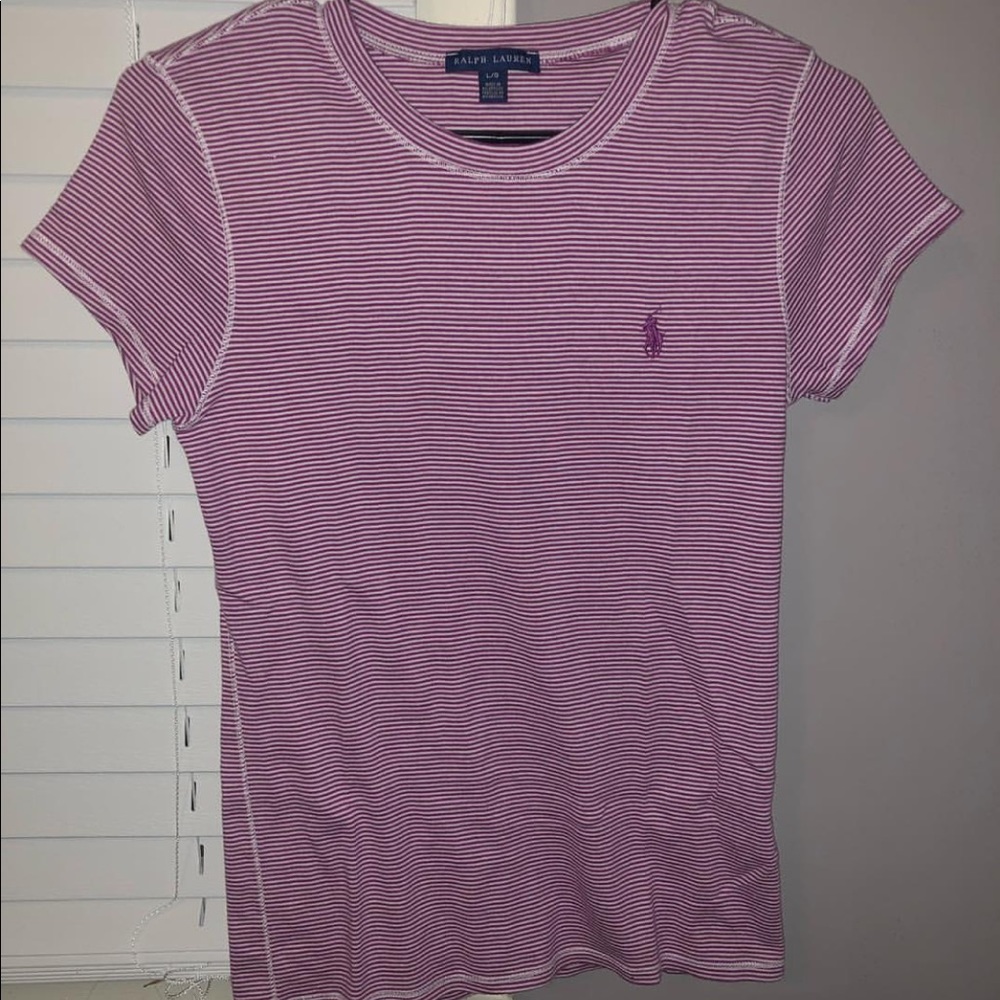 Purple polo T-shirt!
